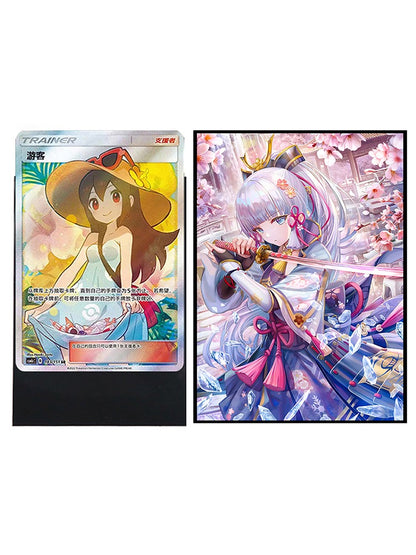Kamisato Ayaka Genshin Impact Holographic Card Sleeves – Kado Supplies
