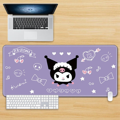 Kuromi Various Designs Kawaii XL Gaming Mousepad Desk Mat