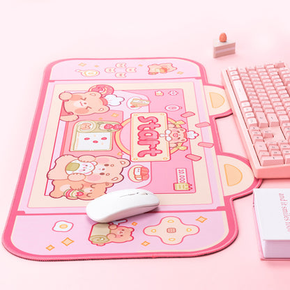 Kawaii Cooking Bears XL Gaming Mousepad Desk Mat