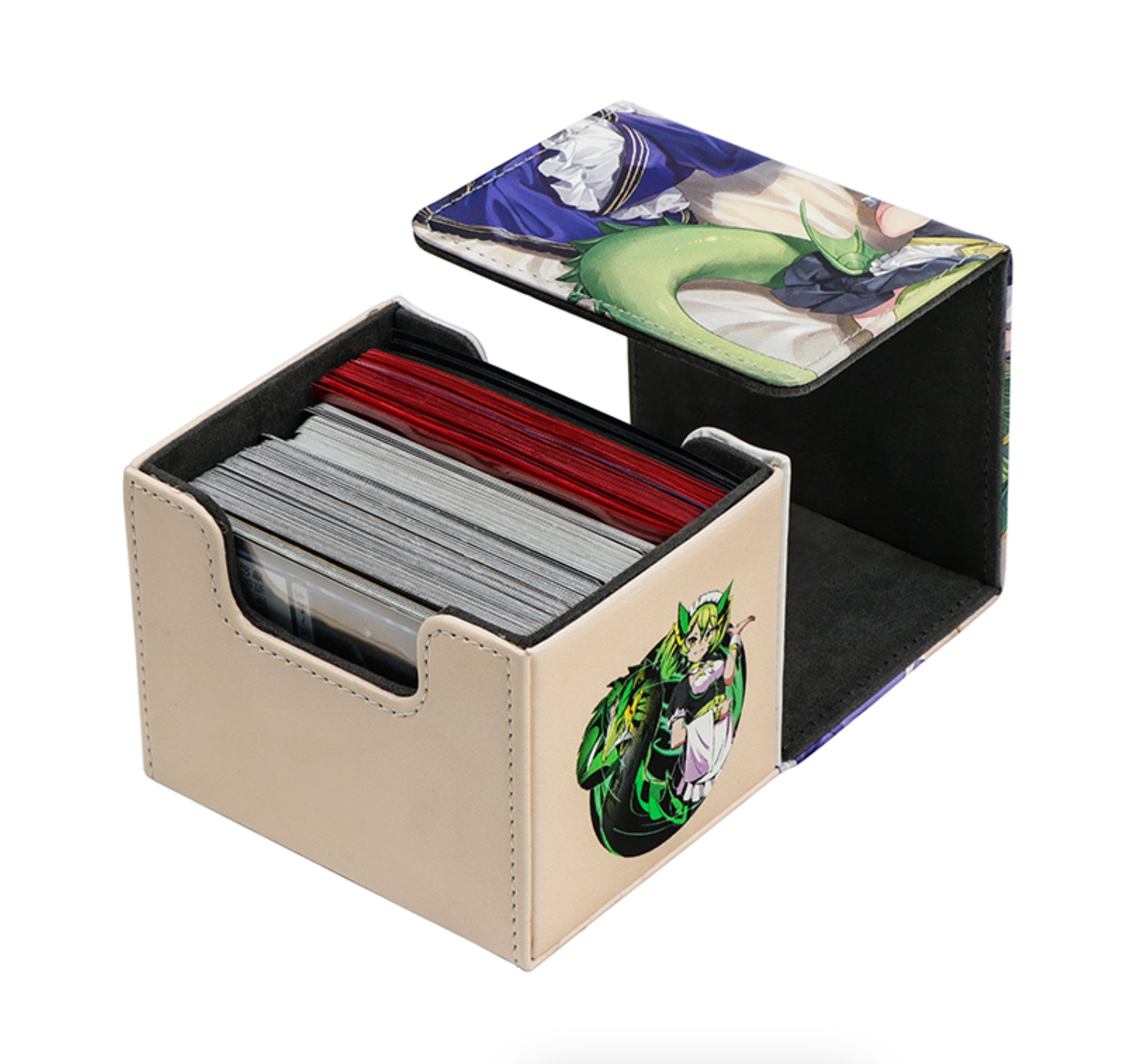 Yu-Gi-Oh Dragonmaid PU Leather Deck Box Kado Supplies Yu-Gi-Oh Dragonmaid PU Leather Deck Box Kado Supplies