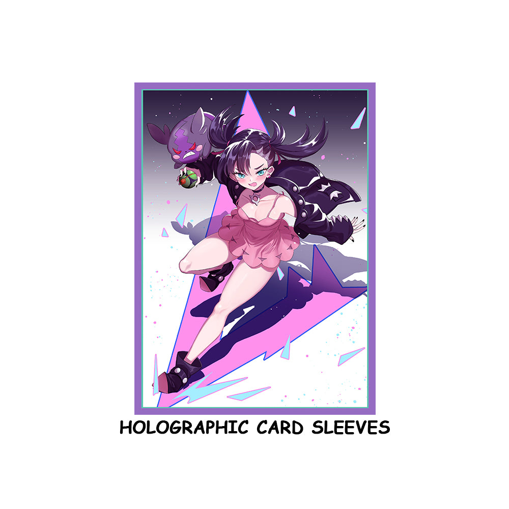 Marnie & Morpeko Holographic Card Sleeves Kado Supplies Marnie & Morpeko Holographic Card Sleeves Kado Supplies