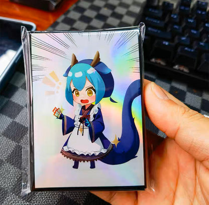 Chibi Laundry Dragonmaid Holographic Card Sleeves