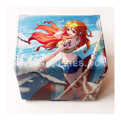 Nami One Piece Straw Hat Pirate PU Leather Deck Box