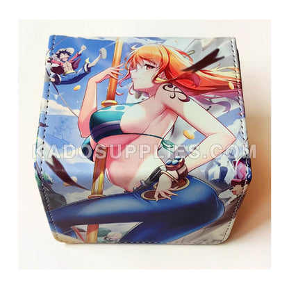 Nami One Piece Straw Hat Pirate PU Leather Deck Box