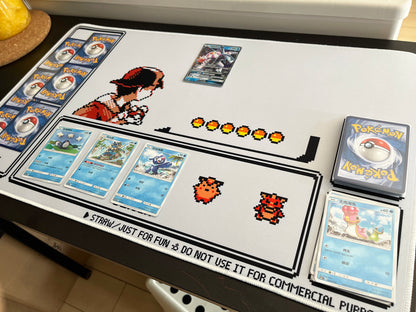Pokemon Trainer Battle Classic Sprites Playmats