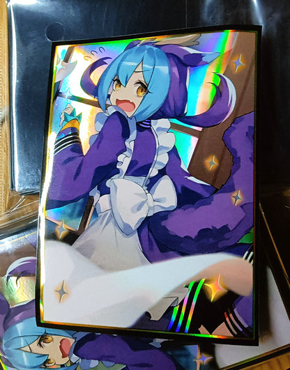 cute yugioh card sleeves Cute Laundry Dragonmaid Holographic Card Sleeves