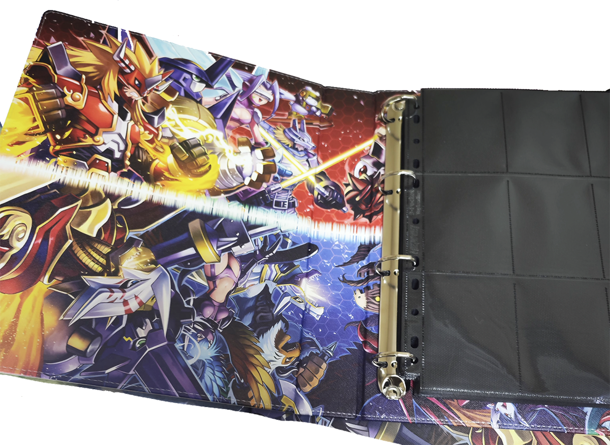 Digimon Refillable Printed PU Leather Trade Binders