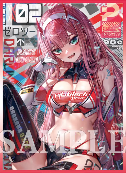 Zero Two Code:002 Darling in the Franxx Holographic Card Sleeves