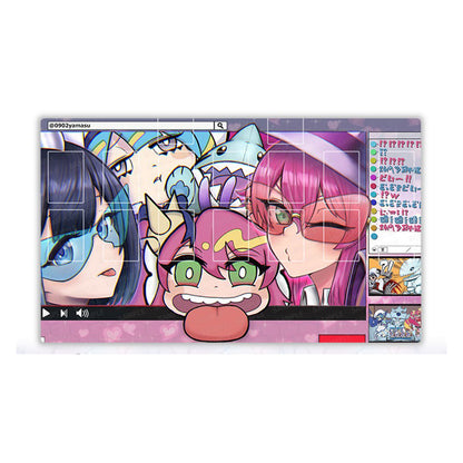 Live Evil Twins Streaming Premium Neoprene Yu-Gi-Oh Playmat