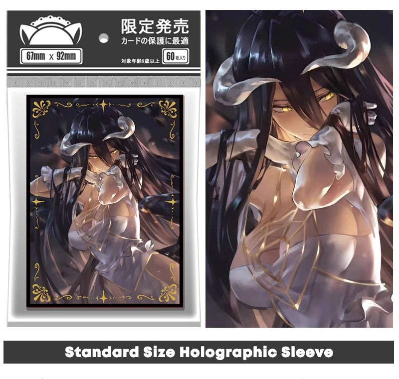 Overseer Albedo Overlord Holographic Card Sleeves