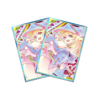 Kawaii Dark Magician Girl Holographic Card Sleeves Kado Supplies Kawaii Dark Magician Girl Holographic Card Sleeves Kado Supplies