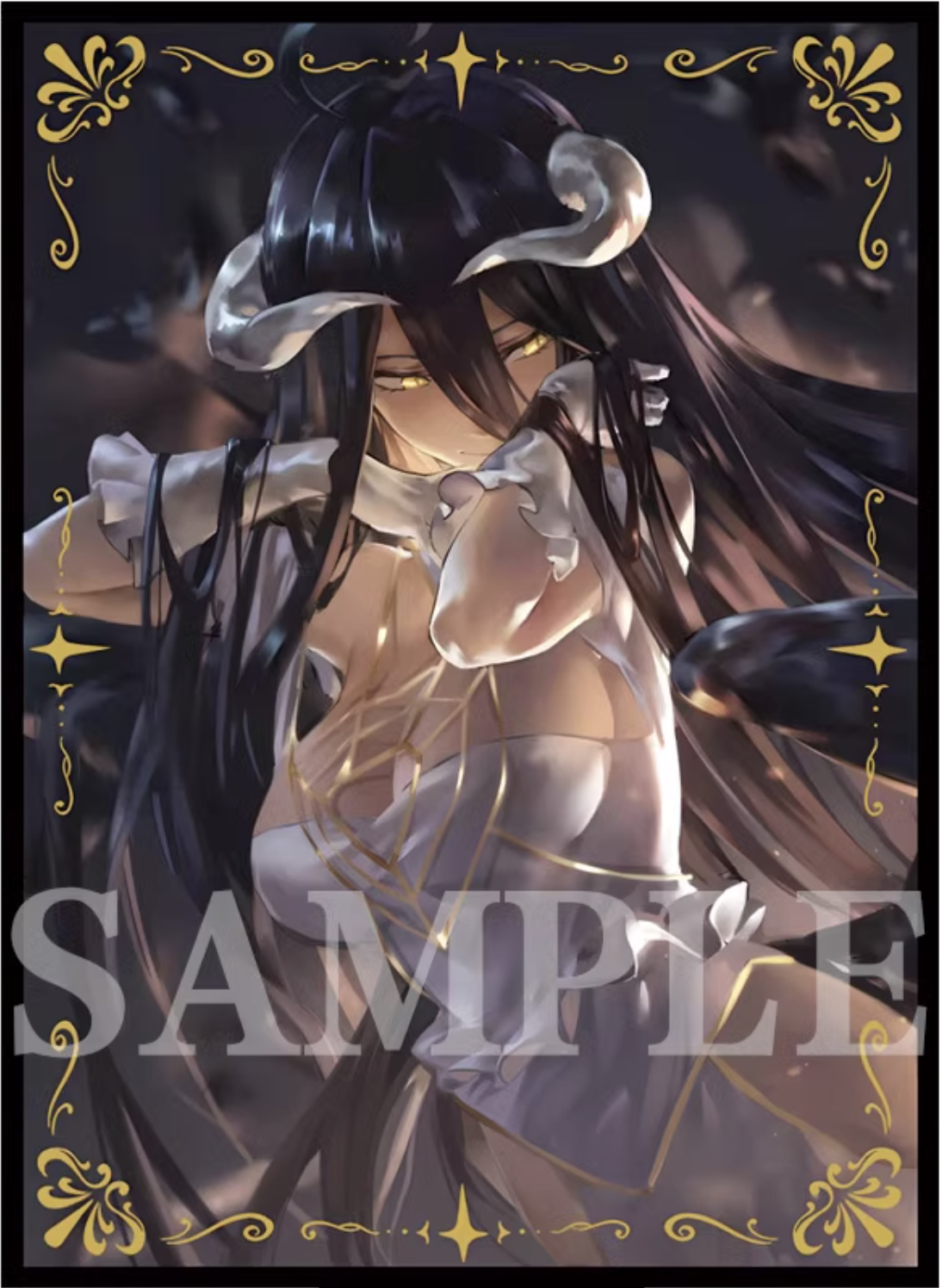 Overseer Albedo Overlord Holographic Card Sleeves