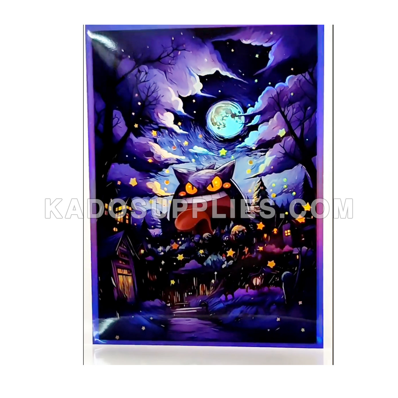 moon card sleeves Gengar VMAX Full Moon Night Holographic Card Sleeves – Kado Supplies