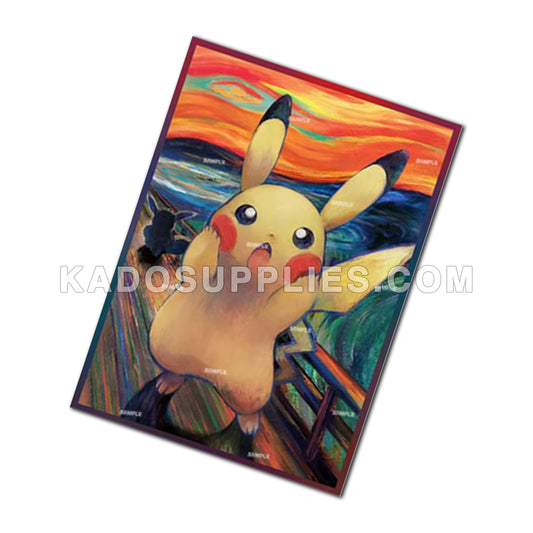 Pikachu Munch Holographic Card Sleeves