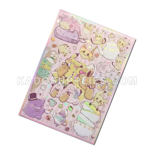 Pokemon Tea Time Holographic Card Sleeves