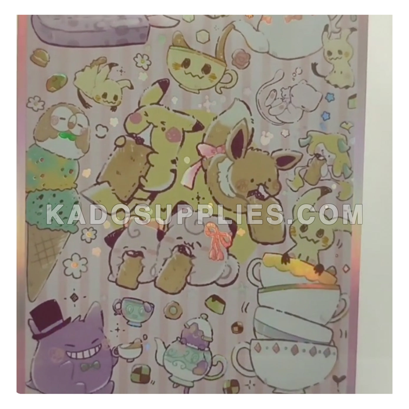 Pokemon Tea Time Holographic Card Sleeves