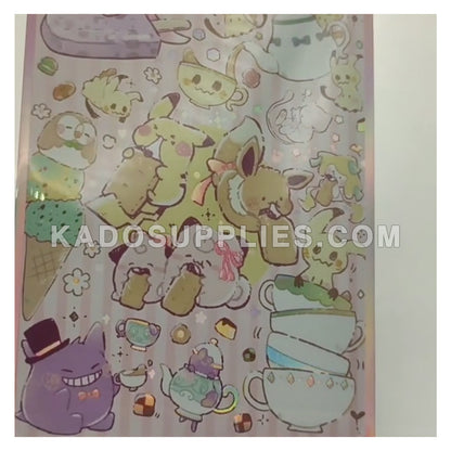 Pokemon Tea Time Holographic Card Sleeves