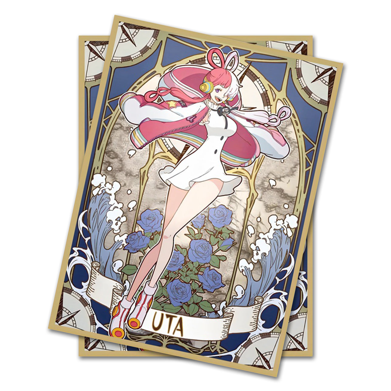 Uta Tarot Art Style One Piece Holographic Card Sleeves Uta Tarot Art Style One Piece Holographic Card Sleeves