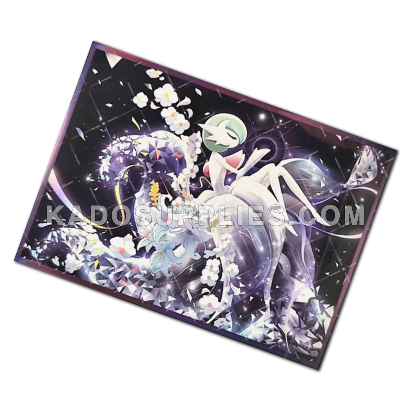 Floral Gardevoir Holographic Card Sleeves